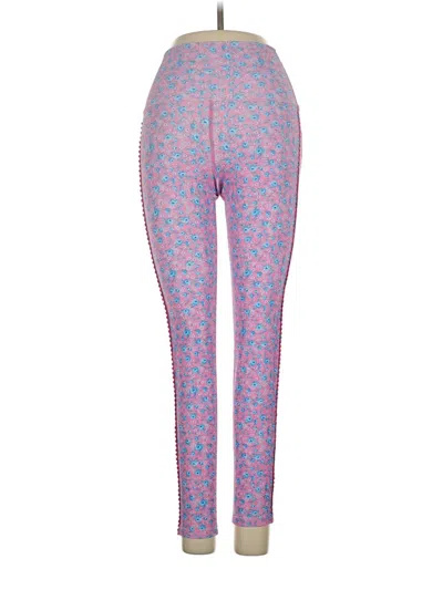 Pre-owned Loveshackfancy Yoga Pants In Pink