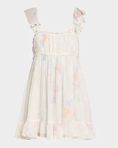 Loveshackfancy Zanira Floral Mini Dress