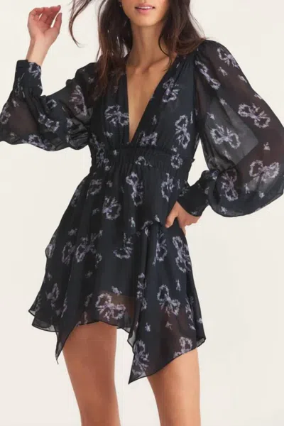 Loveshackfancy Zayden Dress In Blue Heron