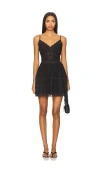 Loveshackfancy Zima Dress In Black