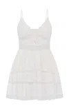 Loveshackfancy Zima Lace-trimmed Cotton Mini Dress In White