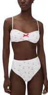 Loveshackfancy Zofia Bikini Set Veranda Red