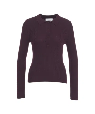 Loveshild 1979 Lisa' Knit Polo In Black