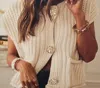 Lovesoft Cream Chunky Sweater Vest