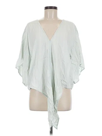 Pre-owned Lovestitch 3/4 Sleeve Blouse In Green
