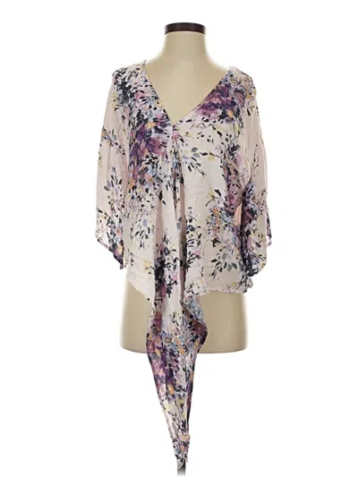 Pre-owned Lovestitch 3/4 Sleeve Blouse In Ivory