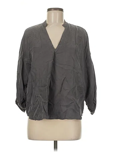 Pre-owned Lovestitch 3/4 Sleeve T-shirt In Gray