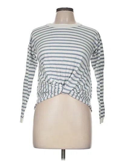 Pre-owned Lovestitch 3/4 Sleeve T-shirt In Silver