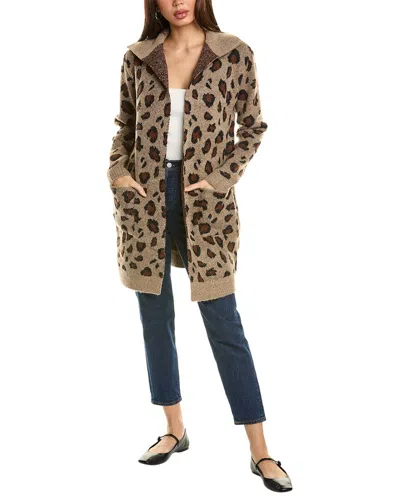 LOVESTITCH LOVESTITCH ANIMAL PRINT CARDIGAN