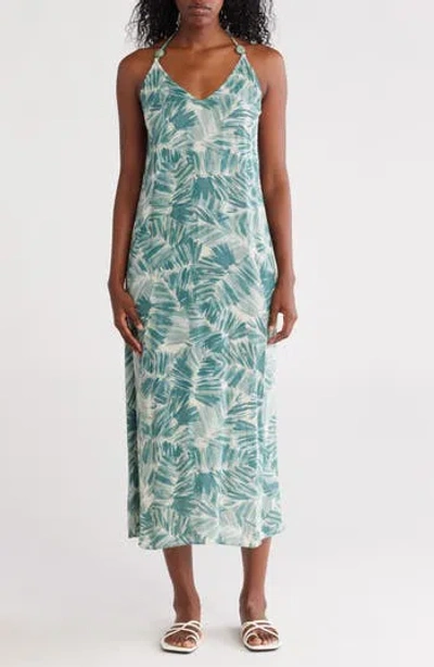 Lovestitch Beaded Strap Maxi Dress In Multi