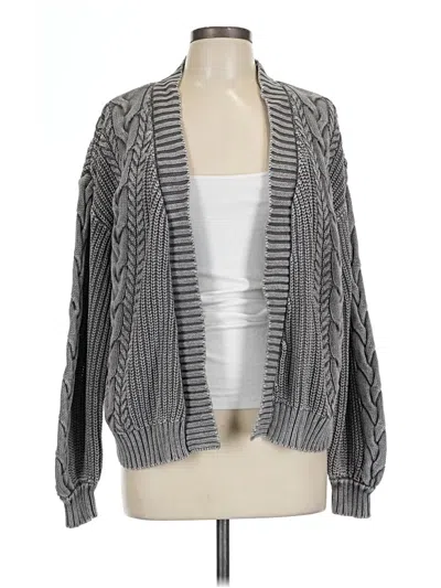 Pre-owned Lovestitch Cardigan Sweater In Gray