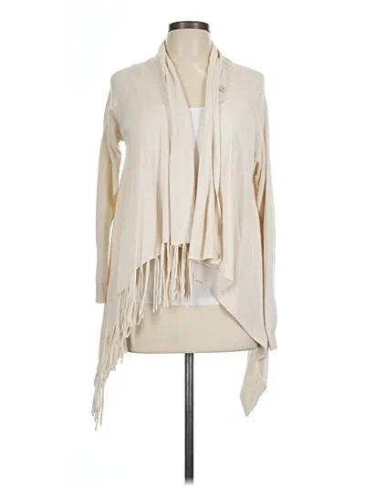 Pre-owned Lovestitch Cardigan Sweater In Ivory