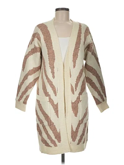 Pre-owned Lovestitch Cardigan Sweater In Ivory
