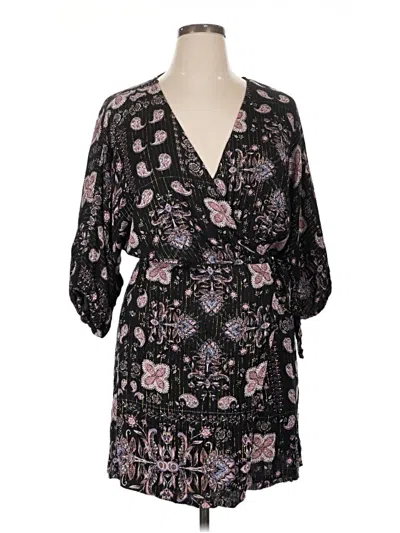 Lovestitch Casual Dress In Black