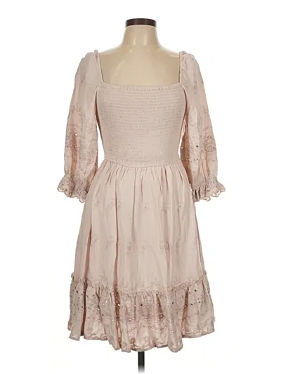 Pre-owned Lovestitch Casual Dress In Brown