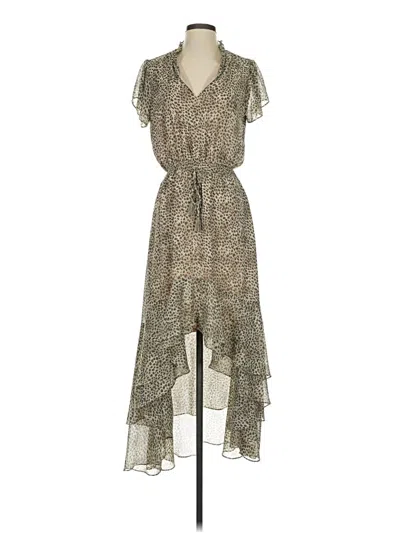 Pre-owned Lovestitch Casual Dress In Brown