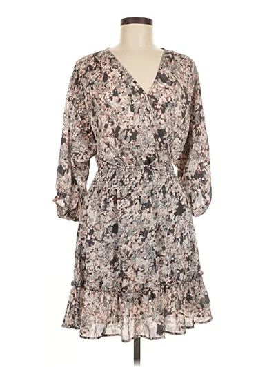 Pre-owned Lovestitch Casual Dress In Brown