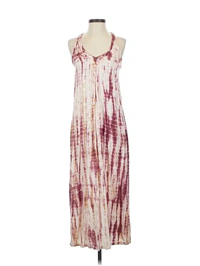 Pre-owned Lovestitch Casual Dress In Burgundy