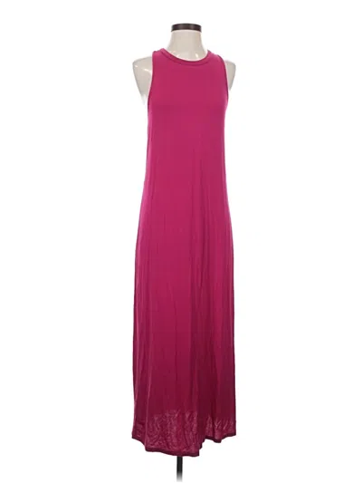 Pre-owned Lovestitch Casual Dress In Burgundy