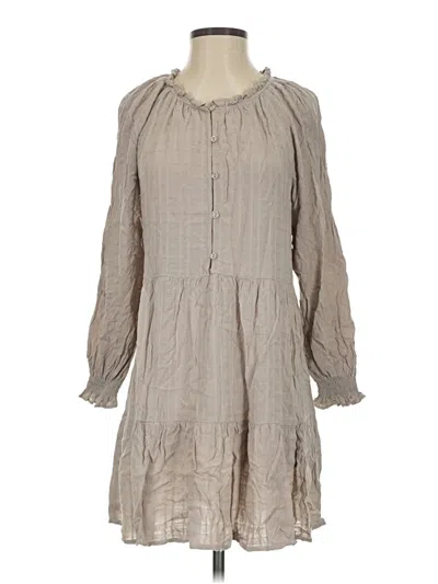 Pre-owned Lovestitch Casual Dress In Gray