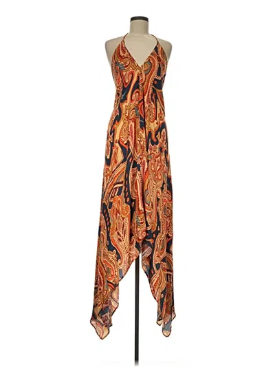 Pre-owned Lovestitch Casual Dress In Orange