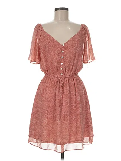 Lovestitch Casual Dress In Orange