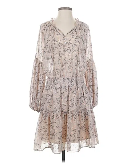 Pre-owned Lovestitch Casual Dress In Tan