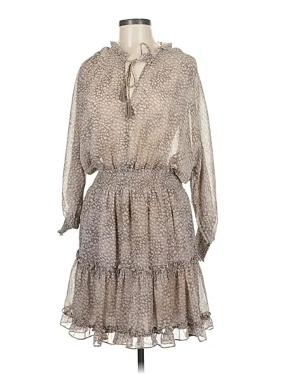 Pre-owned Lovestitch Casual Dress In Tan