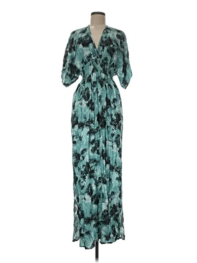 Pre-owned Lovestitch Casual Dress In Teal