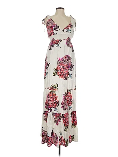 Pre-owned Lovestitch Casual Dress In White