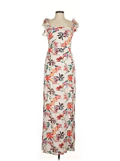 Pre-owned Lovestitch Casual Dress In White