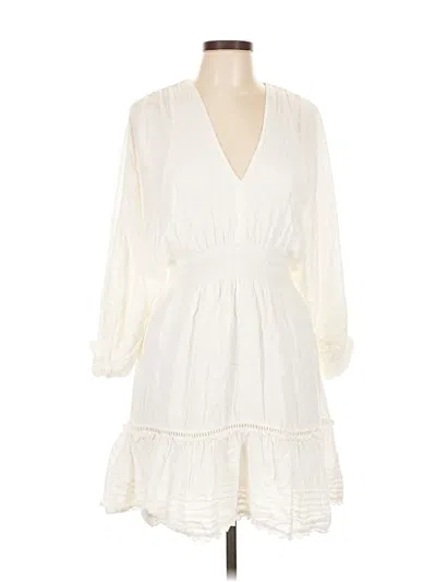 Pre-owned Lovestitch Casual Dress In White