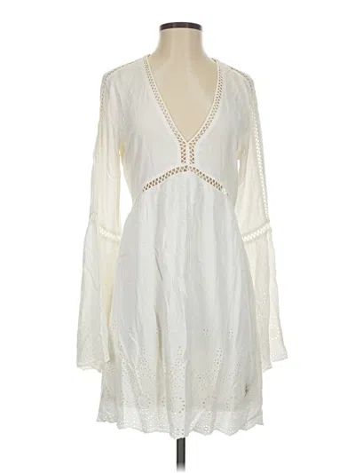 Pre-owned Lovestitch Casual Dress In White