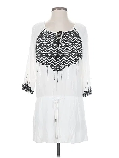 Pre-owned Lovestitch Casual Dress In White