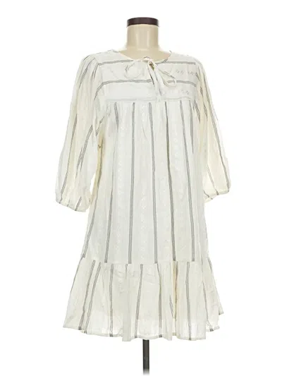 Pre-owned Lovestitch Casual Dress In White
