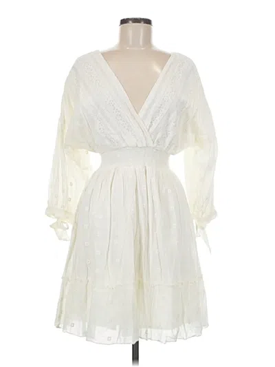 Pre-owned Lovestitch Cocktail Dress In White