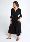 Lovestitch Dakota Midi Dress In Black In Black