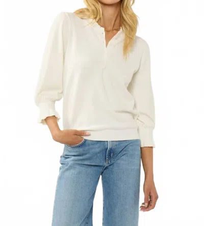 Lovestitch Elise Sweater Top In Cream In Neutral