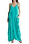 Lovestitch Gauze Maxi Dress In Caribbean