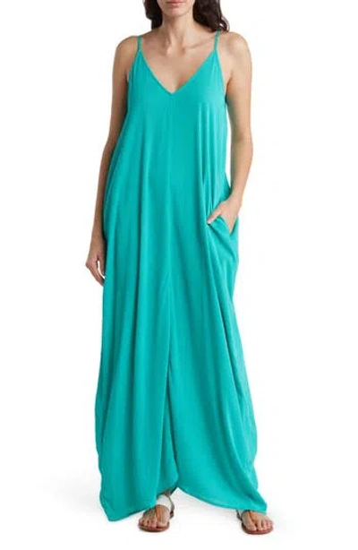 Lovestitch Gauze Maxi Dress In Caribbean