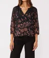 Lovestitch Got That Glow Blouse In Black In Black