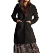 Lovestitch Great Outdoors Sweater Coat In Black In Black