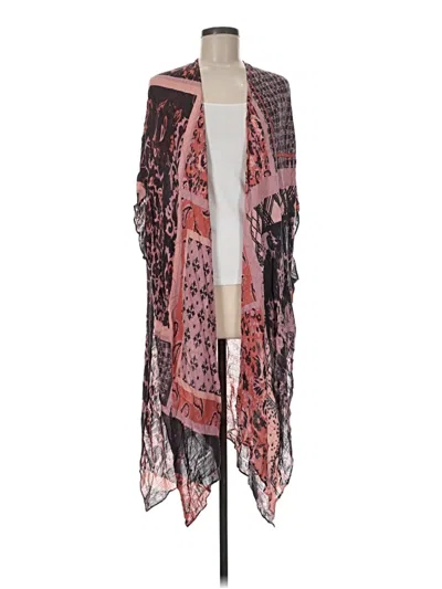 Pre-owned Lovestitch Kimono In Pink