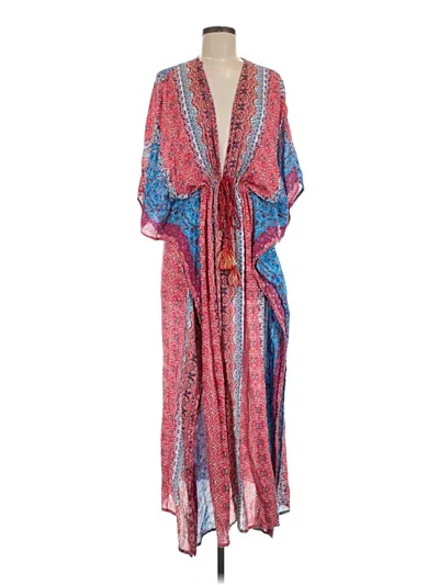 Pre-owned Lovestitch Kimono In Red