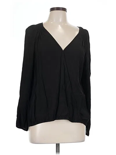 Pre-owned Lovestitch Long Sleeve Blouse In Black