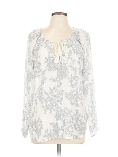 Pre-owned Lovestitch Long Sleeve Blouse In Blue