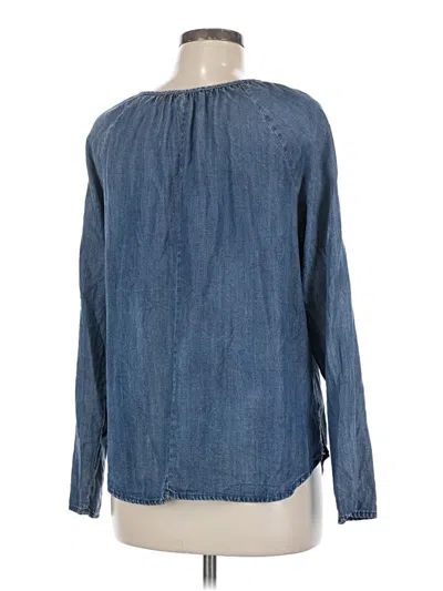 Pre-owned Lovestitch Long Sleeve Blouse In Blue