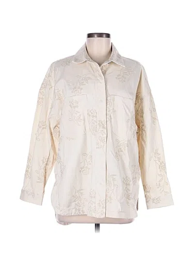 Pre-owned Lovestitch Long Sleeve Blouse In Ivory