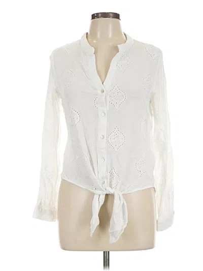 Pre-owned Lovestitch Long Sleeve Blouse In Ivory