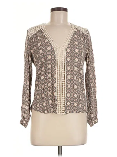 Pre-owned Lovestitch Long Sleeve T-shirt In Brown